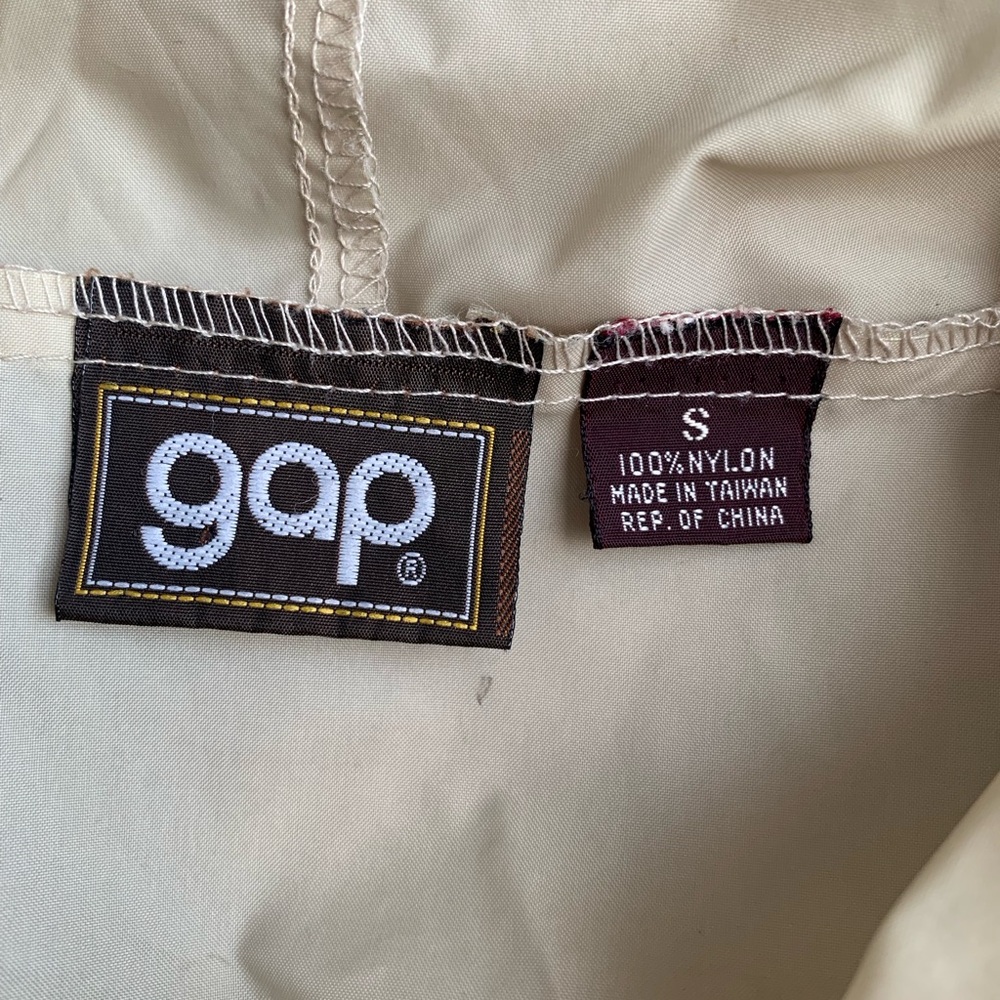 Vintage 80s GAP Anorak Pullover Nylon - Picture 8 of 10